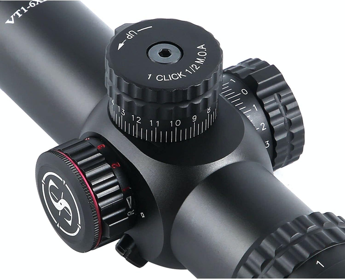 1-6X28 FFP CQB Scope with Red/Green Illuminated Reticle G383089