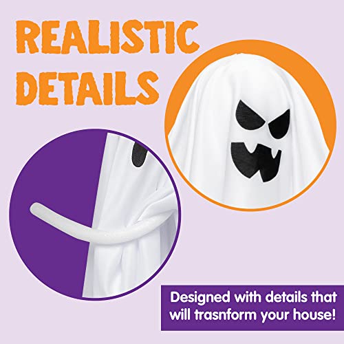 7 Pcs Halloween Hanging Ghost Decorations J1194