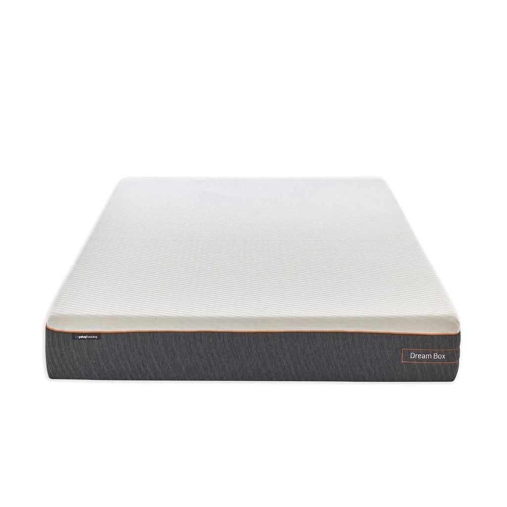 King Fabric Spring Mattress in White J452069