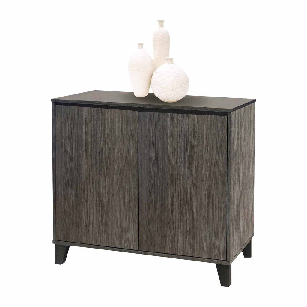 Oak 2 Door Accent Cabinet V8520