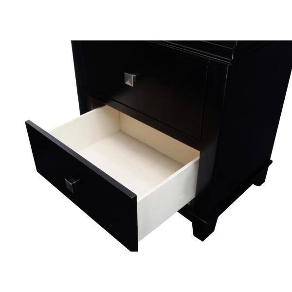 Brown 2-Drawer Nightstand G473317