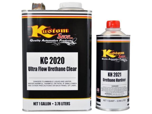 Black Urethane Basecoat Clearcoat Auto Paint Medium Gallon Kit R4222