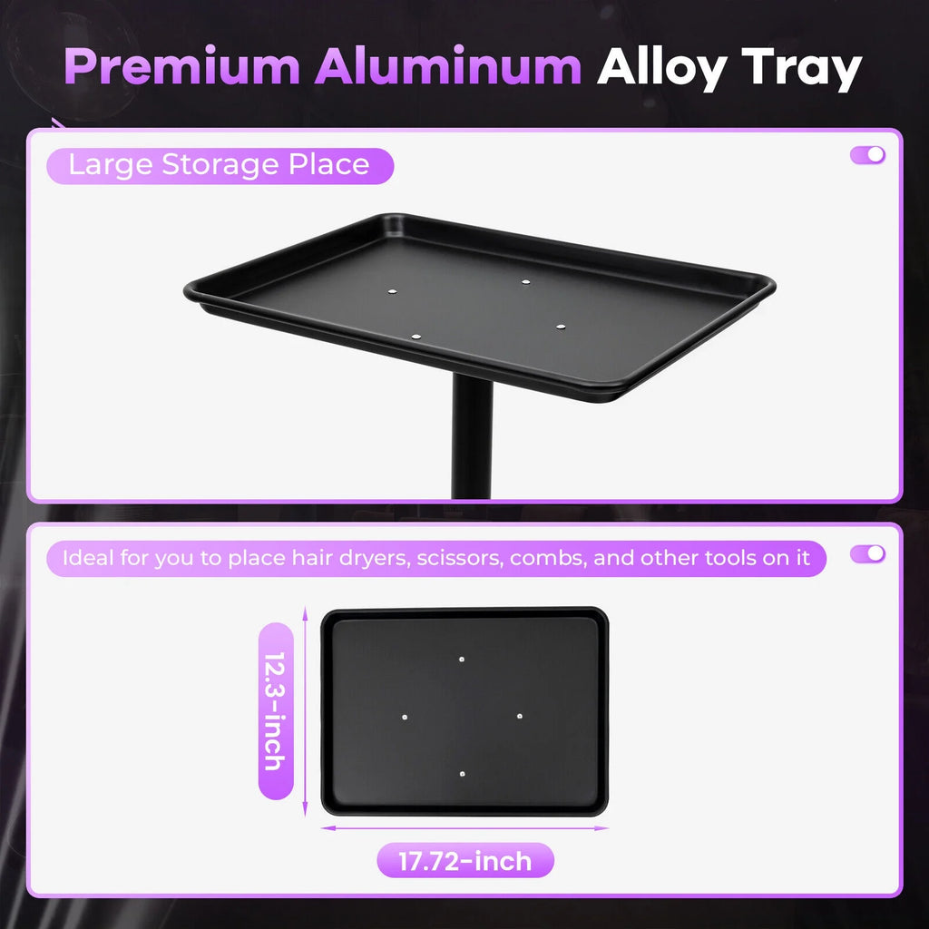 Rolling Salon Trolley Cart with Storage Tray A944234