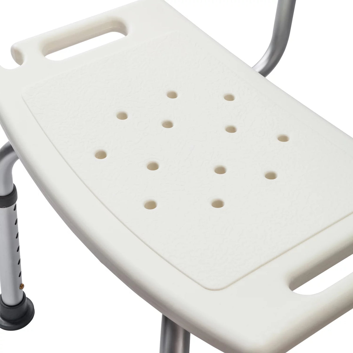 Adjustable Shower Chair Seat Bench with Removable Back I1222
