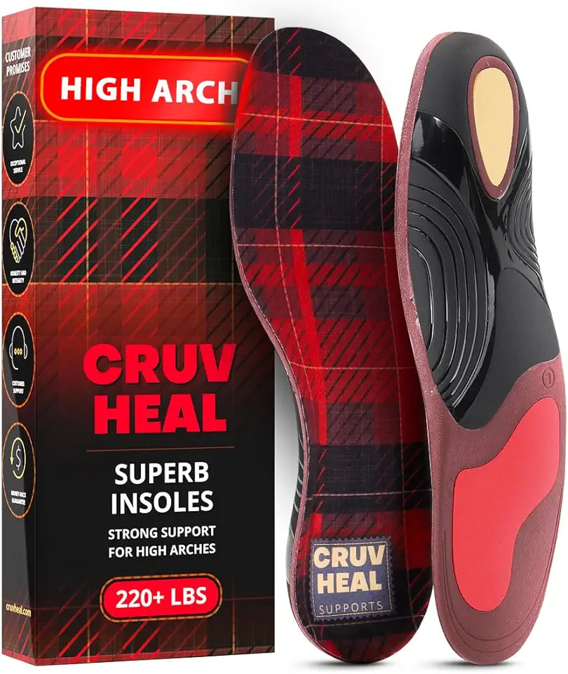 High Arch Support Plantar Fasciitis Insoles D7029