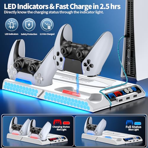 PS5 Cooling Station with Dual Charger Station O7650