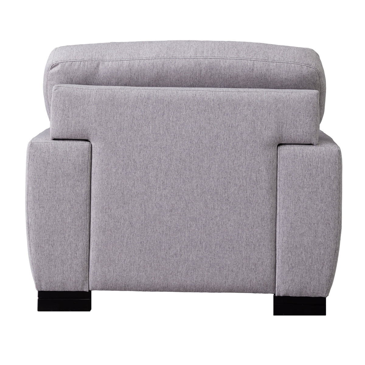 Gray Velvet Chaise Lounger Sofa with Pillow and Wood Legs E4740