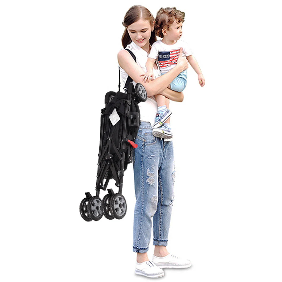 Folding Umbrella Stroller With Storage Basket M9449