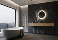 24 x 24 Round Backlit Mirror Z642