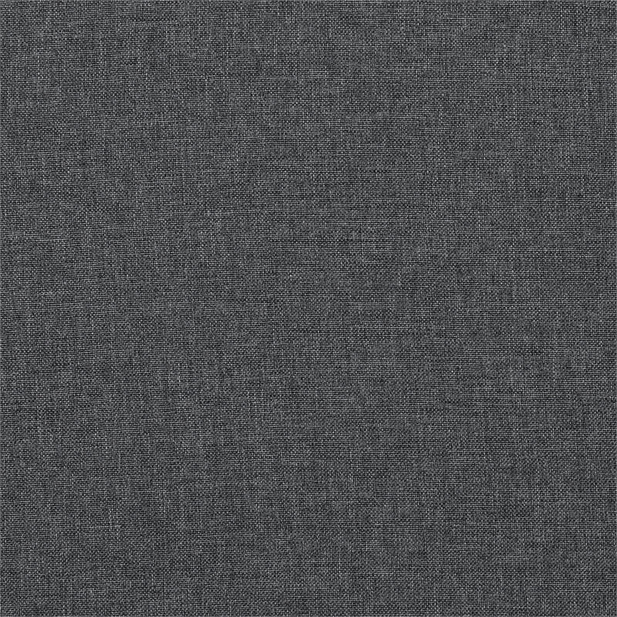 Polyester Fabric Sectional Sofa with Ottoman in Gray Y1675