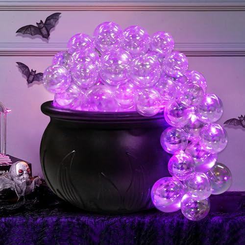 Halloween Decorations Indoor DIY Bubbling Cauldron Set Wooden Signs Gnomes Plush Bead Garland Tiered Tray Decor U731