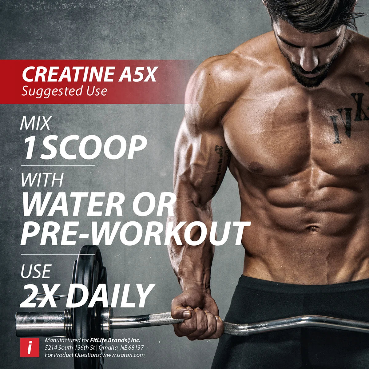 Creatine 7.05 ounces 50 Servings B6760