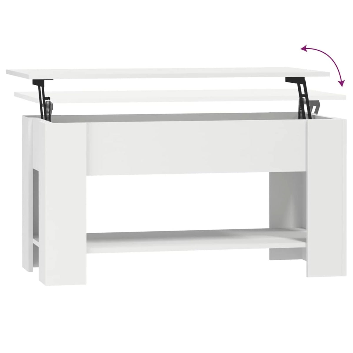 White Engineered Wood Coffee Table X915989