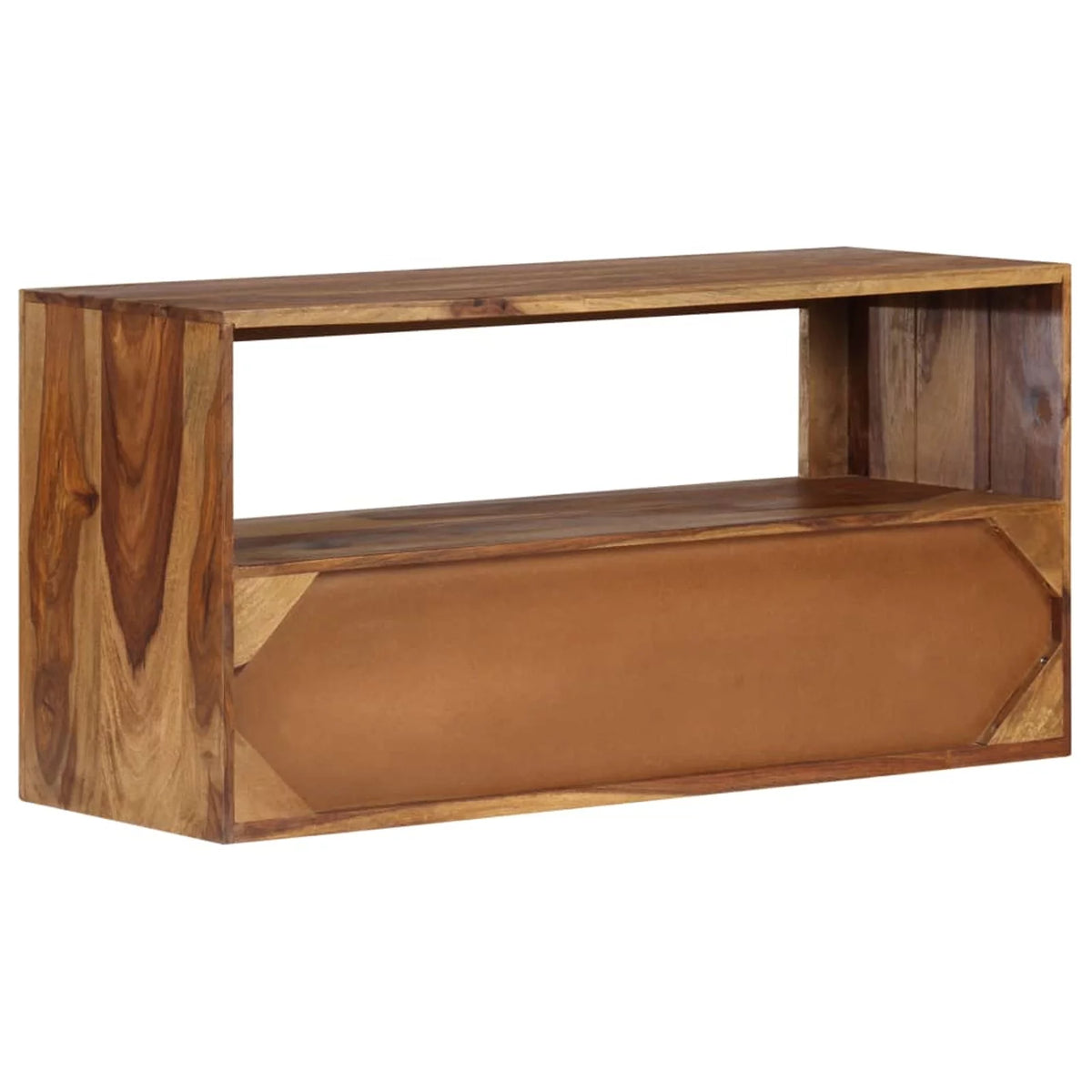Sheesham Wood TV Cabinet with 2 Storage Drawers T101823