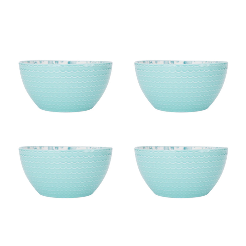 Teal Stoneware 16-Piece Dinnerware Set V98071