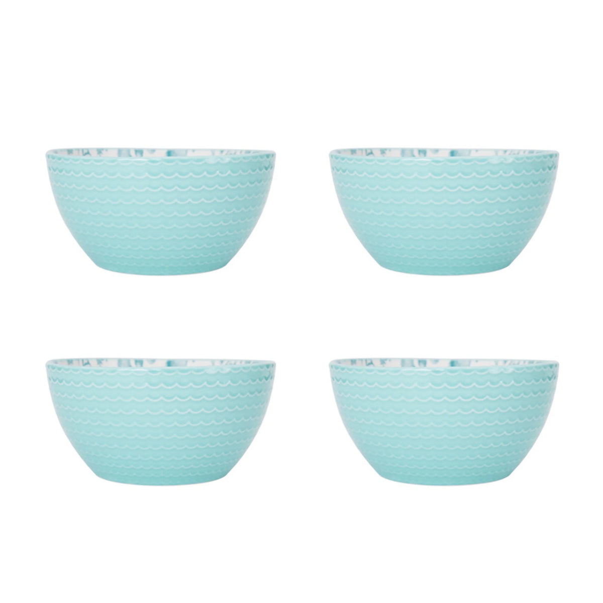 Teal Stoneware 16-Piece Dinnerware Set V98071