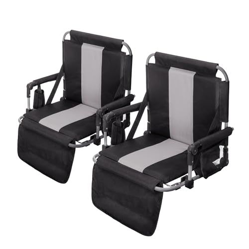 Portable Folding Stadium Chair with Armrest P737995