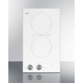 12" Wide 115V 2-Burner Radiant Cooktop V5044