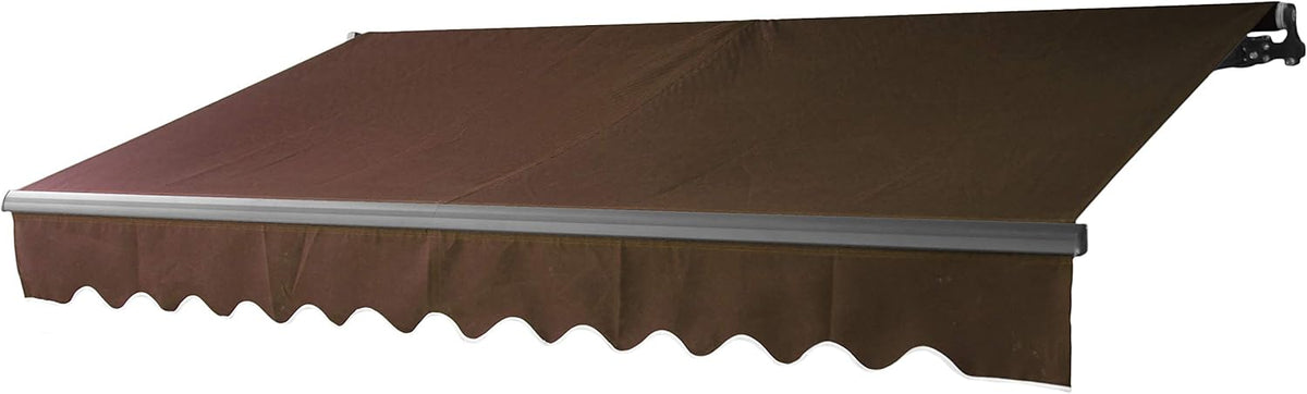 Black Retractable Patio Awning 10 x 8 Feet S10672