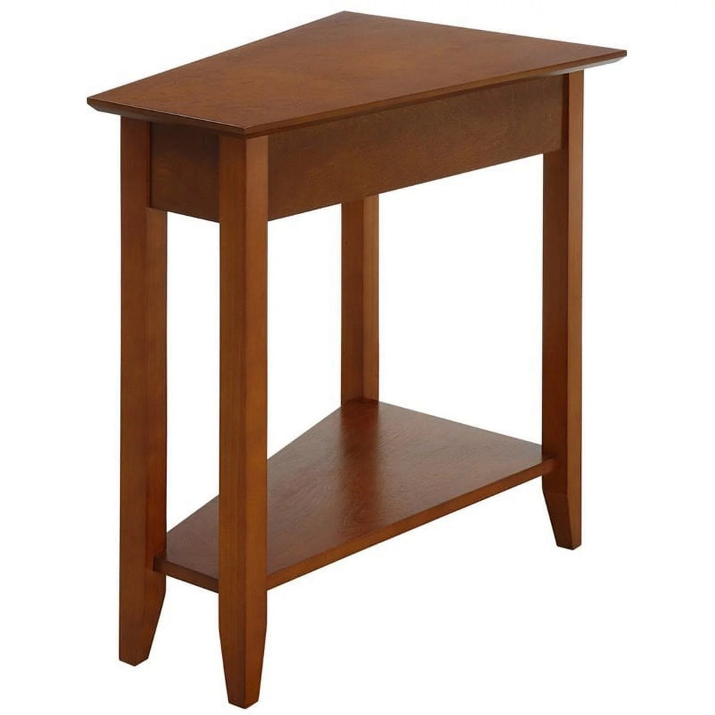 Cherry MDF Wood Wedge End Table A288528