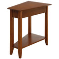 Cherry MDF Wood Wedge End Table A288528