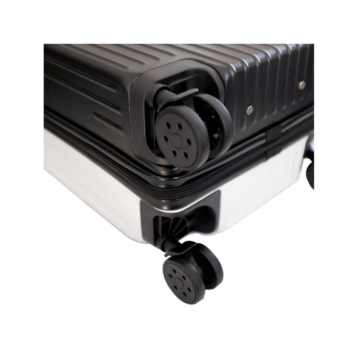 White Carry on Suitcase O18201
