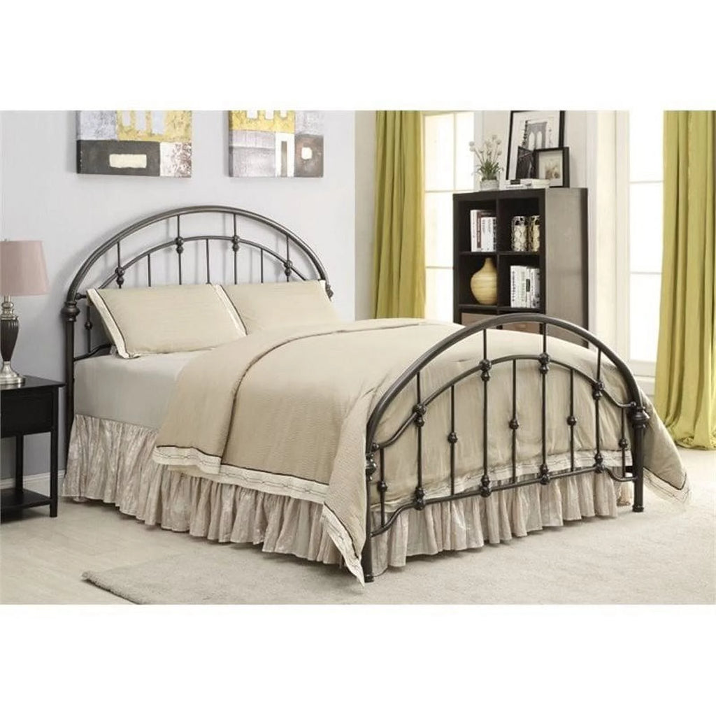 Bronze Metal Full Spindle Bed M497
