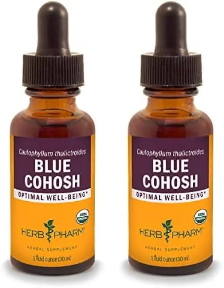 Certified Organic Blue Cohosh Liquid Extract 1 Ounce Pack of 2 E495332