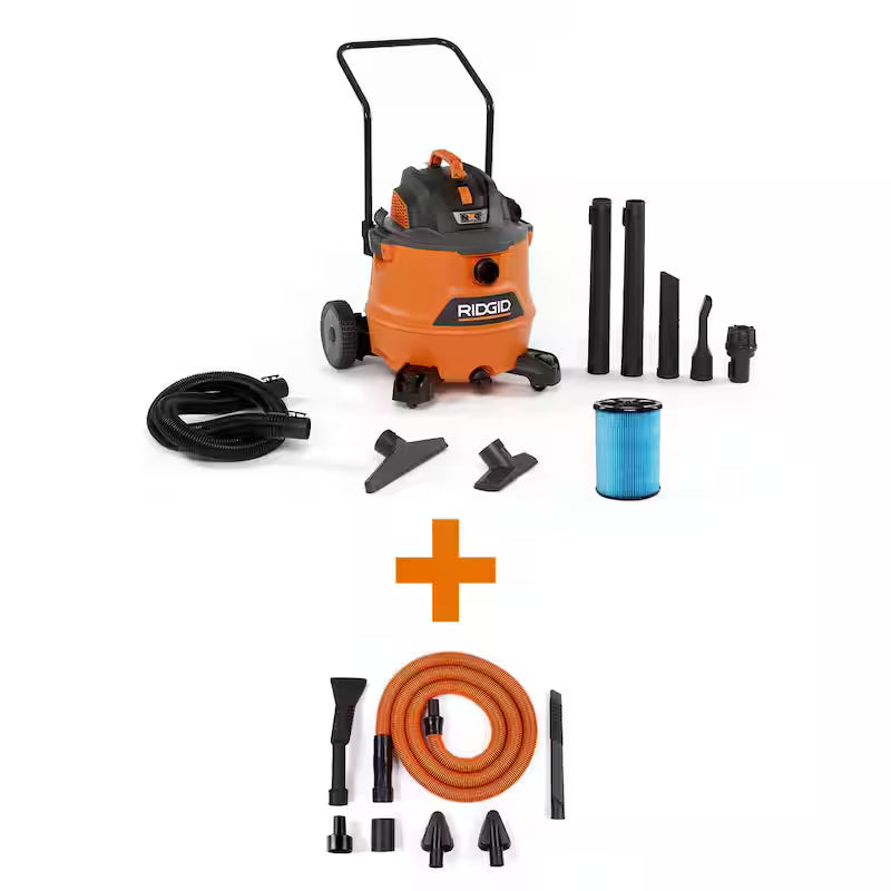 16 Gallon 6.5-Peak HP Wet/Dry Shop Vacuum with Car Cleaning Kit O403066