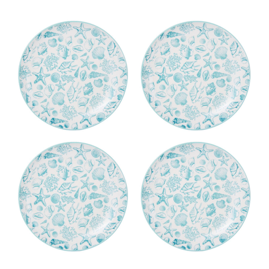 Teal Stoneware 16-Piece Dinnerware Set V98071