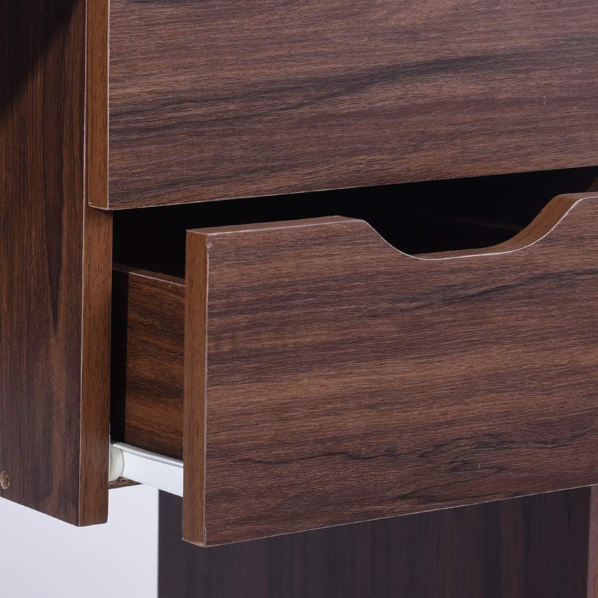 Computer Desk with Drawer 35.4 in Small Wood Desk E2587