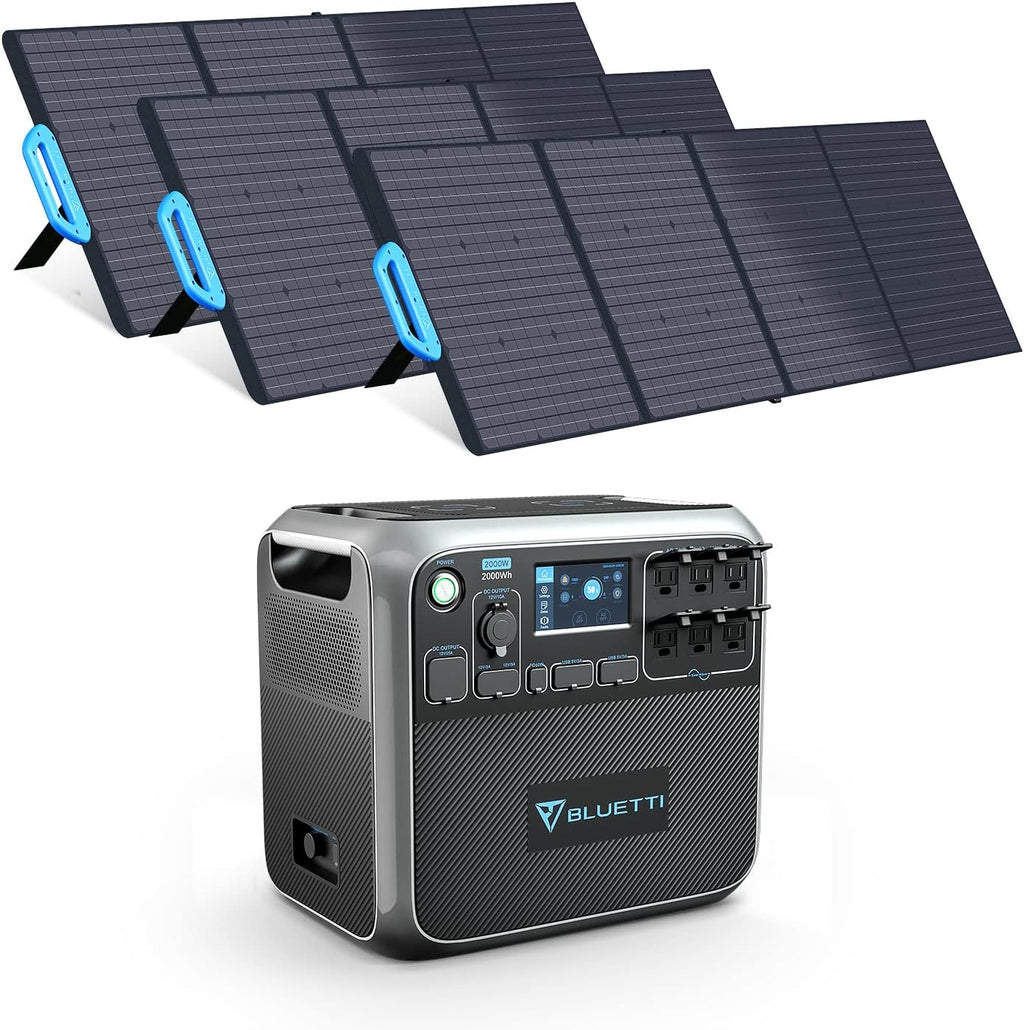 Portable Power Station 2000Wh LiFePO4 Battery Backup R6402