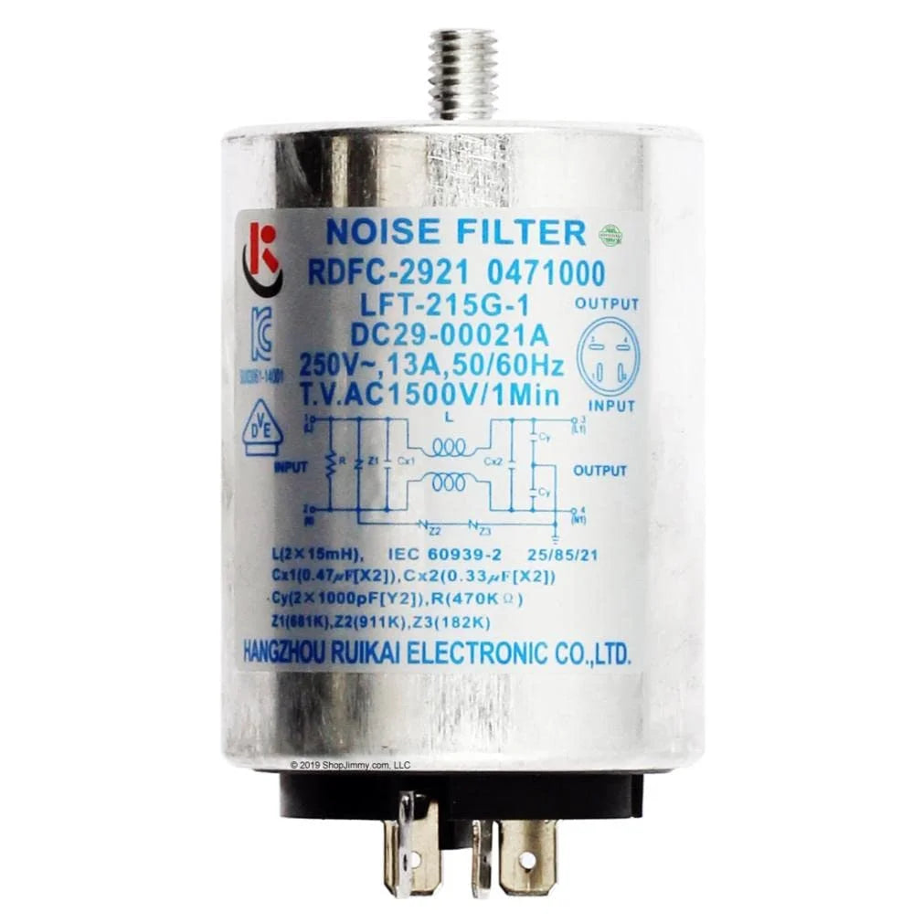 Washer Noise Filter 3" Length D816983