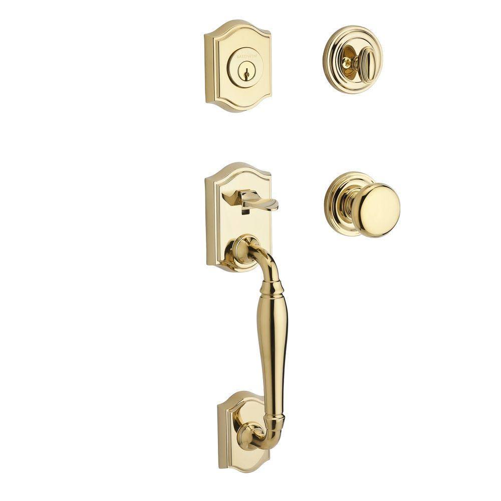 Lifetime Brass Handleset Round Knob M75644
