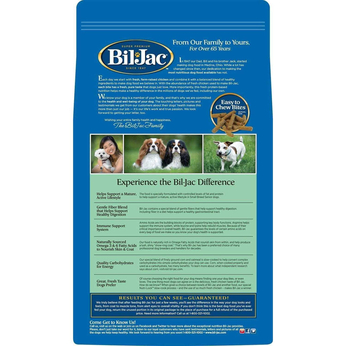 Small Breed Senior Dry Dog Food J852