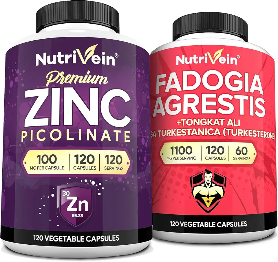 Zinc Picolinate & Fadogia Agrestis & Tongkat Ali Supplement Bundle W936208