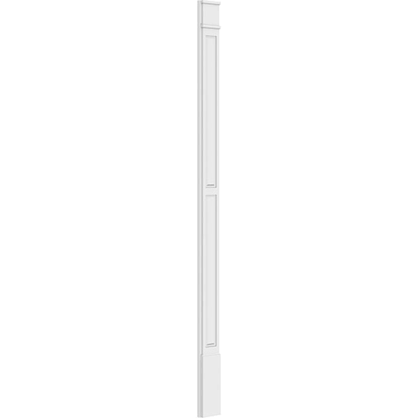 PVC Pilaster with Decorative Capital & Base C268643