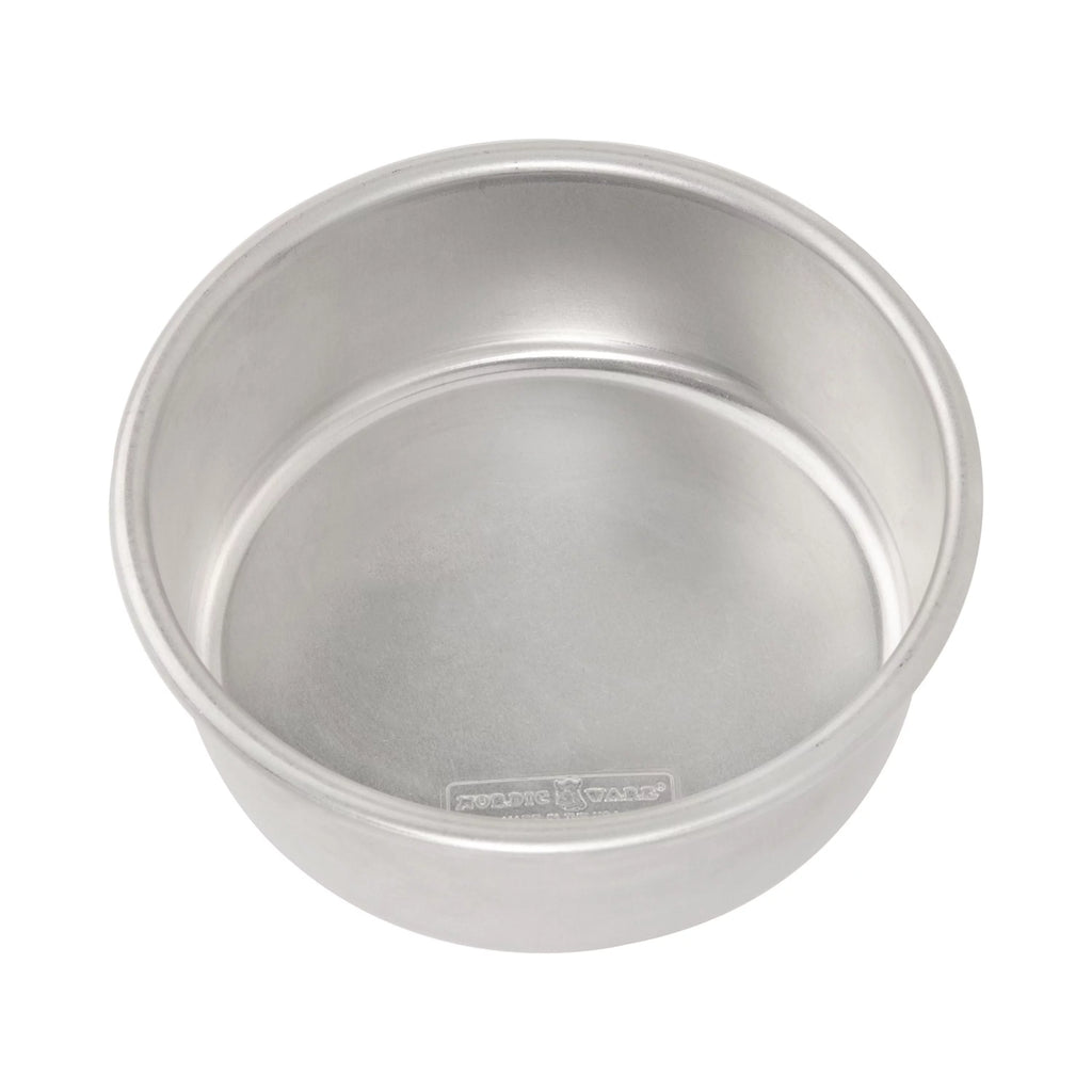 4pc Natural Aluminum Round Cake Pan Set Y68181