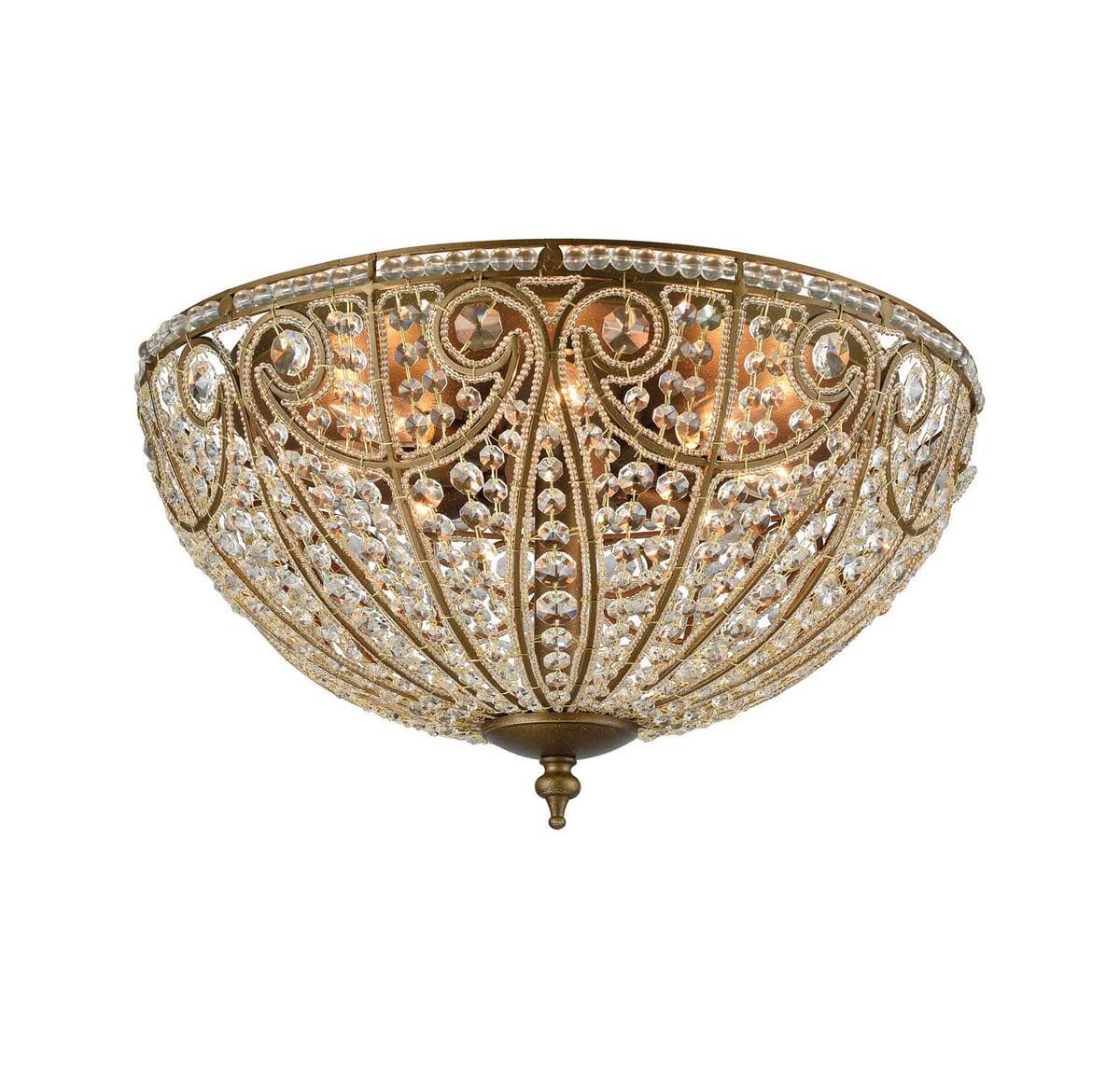 3 Light Semi Flush Oil Rubbed Bronze K77745