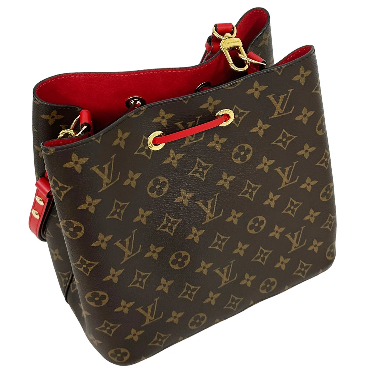 Brown Monogram Bucket Bag Z431