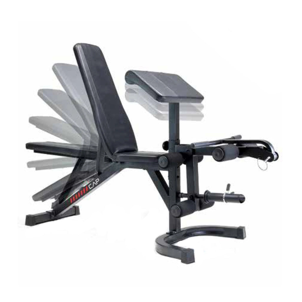 Adjustable Utility Weight Bench with Preacher Curl and Leg Press Attachment A769728