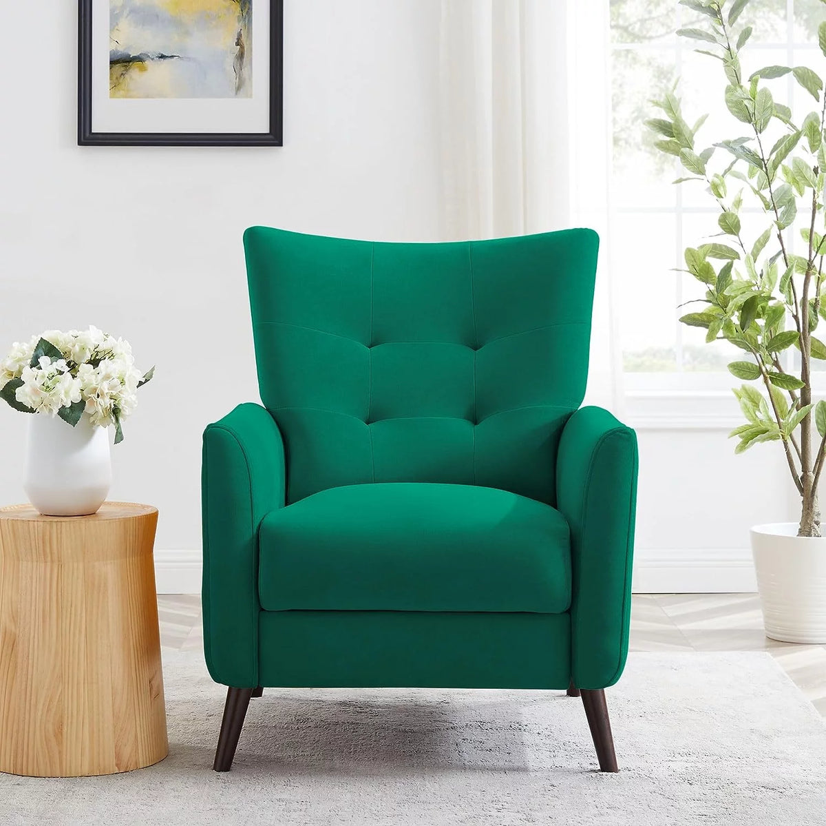 Velvet Pushback Recliner Chair W807245