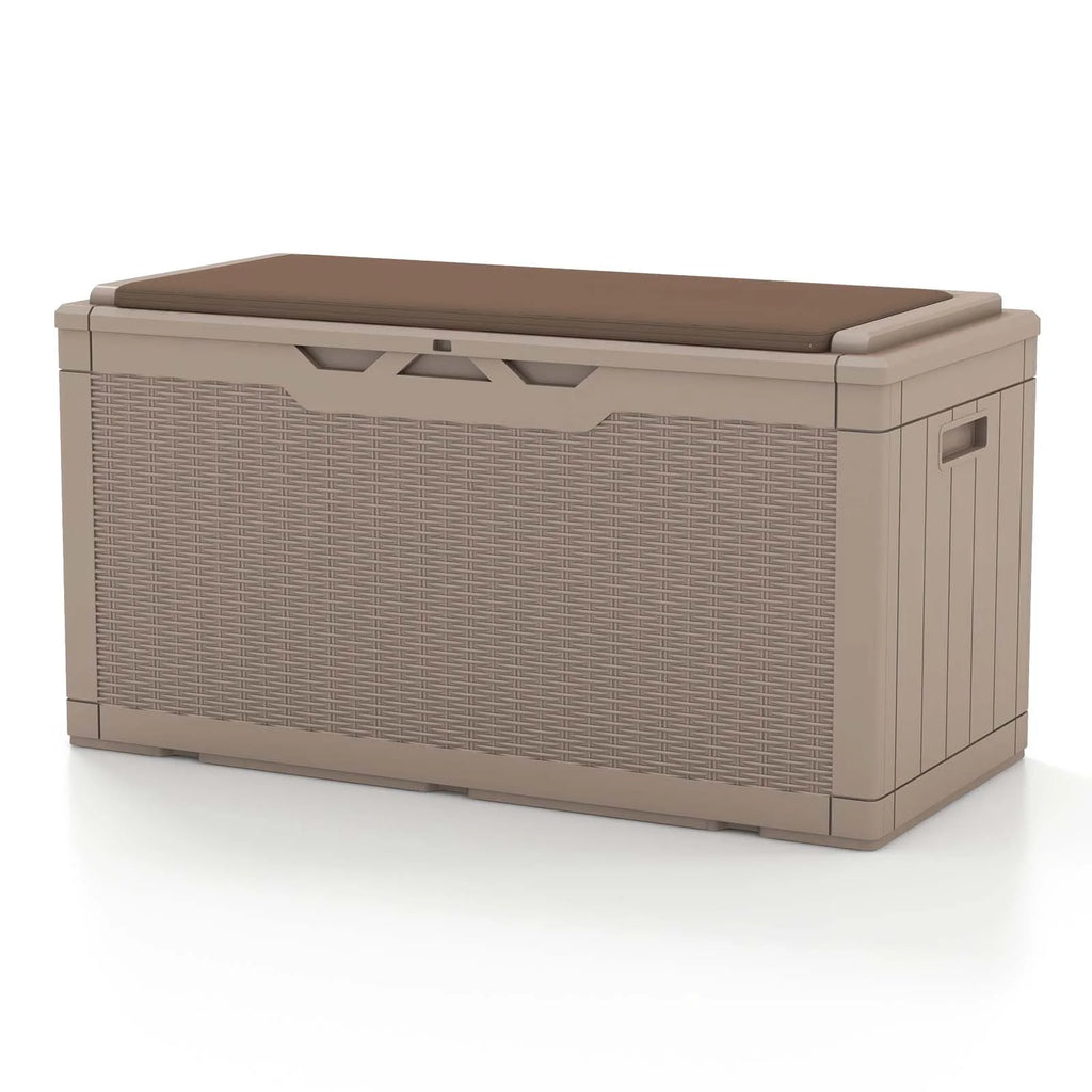 100 Gallon Resin Deck Box V7101