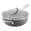 Hard Anodized Non-Stick Saucepan with Lid, 4 Quart K35234
