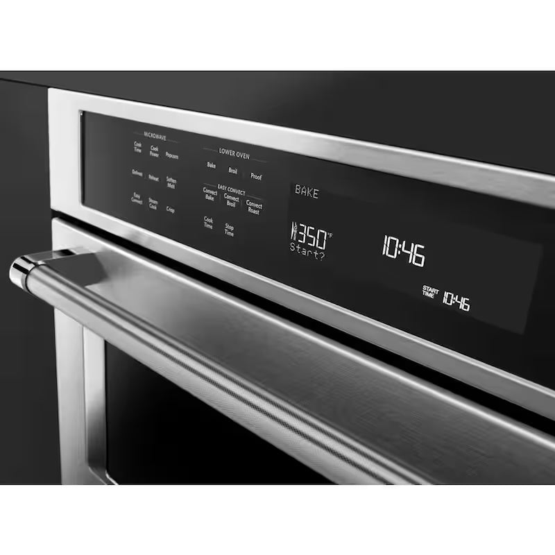 Electric Wall Oven with Built-In Microwave in Stainless Steel C762