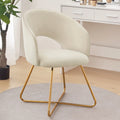 Khaki Velvet Upholstered Accent Chair I551925