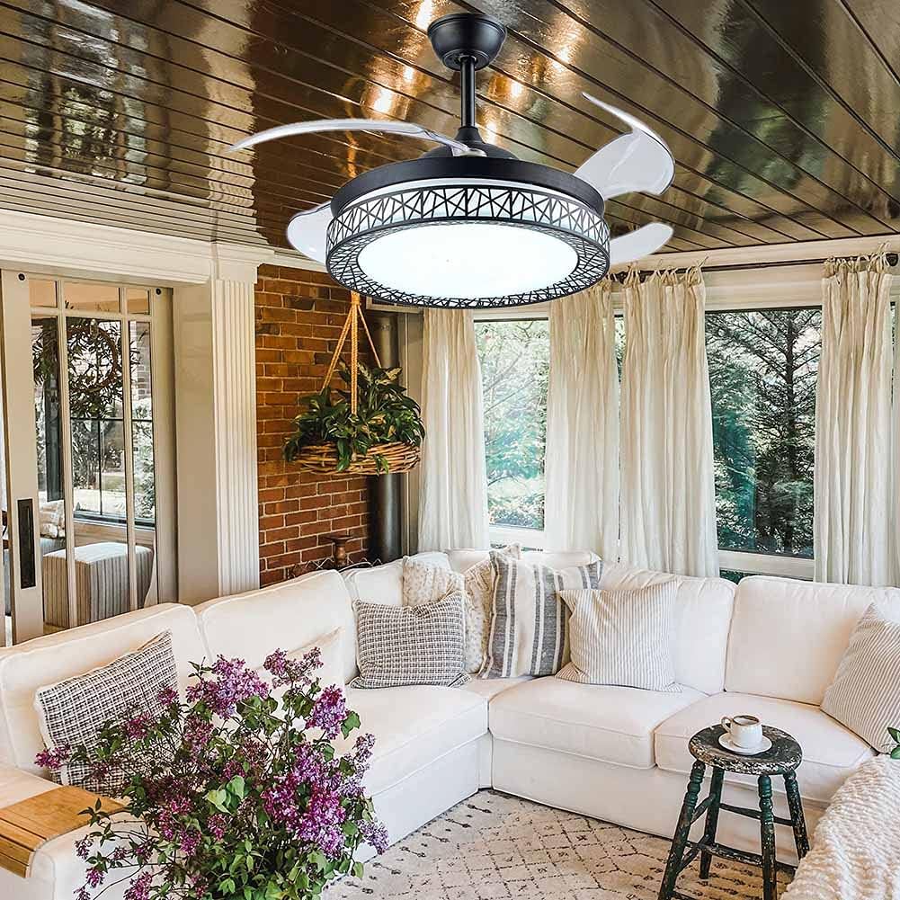 42'' White Ceiling Fan with Remote Y4771