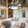 42'' White Ceiling Fan with Remote Y4771