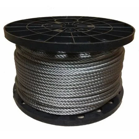 1/4 inch Stainless Steel Aircraft Cable Wire Rope 7x19 Type 304 150 Feet V803141