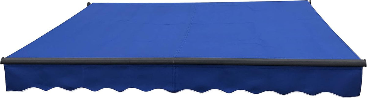 Black Retractable Patio Awning 10 x 8 Feet S10672